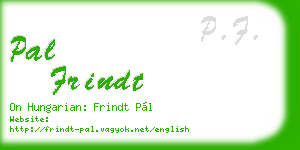 pal frindt business card